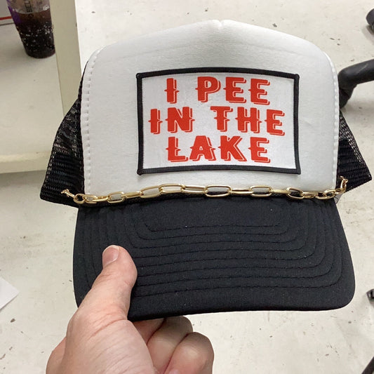 I pre in the lake hat