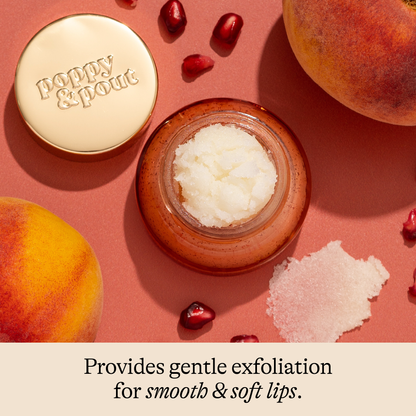 Lip Scrub, Pomegranate Peach