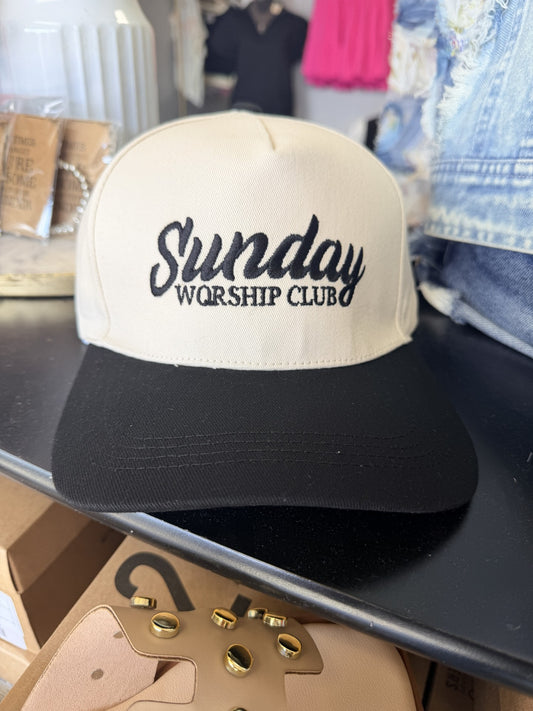 Sunday Worship Club Hat